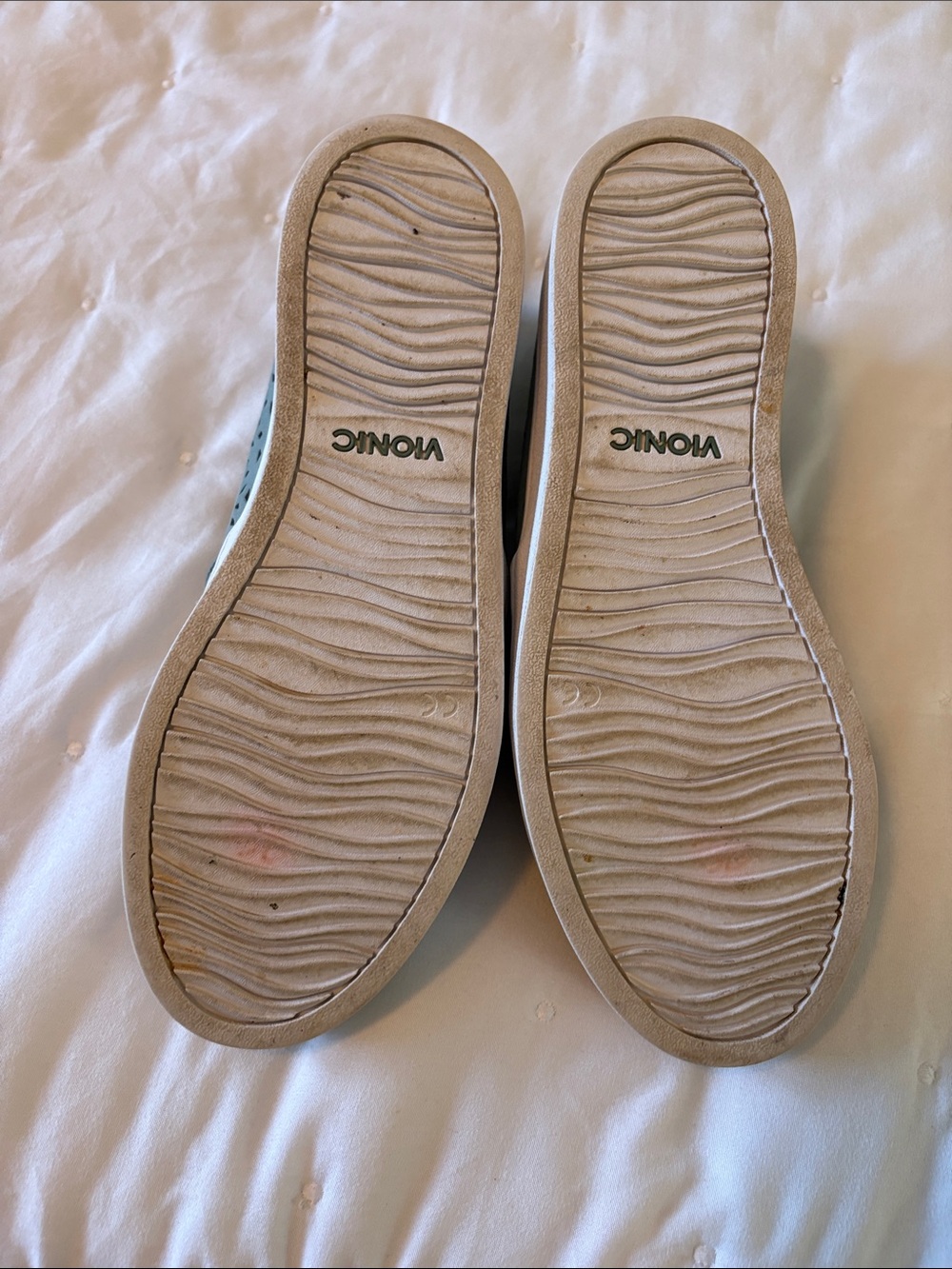 Vionic Slip-On Perforated Loafers in Sage Green - Picture 5 of 7